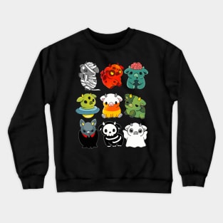 Halloween Cow Crewneck Sweatshirt